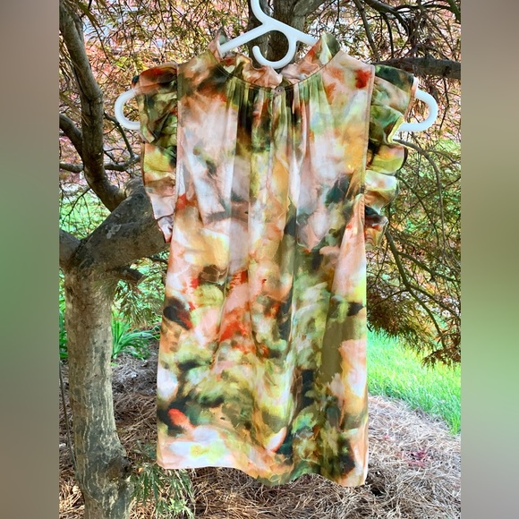 Marie Oliver Sleeveless Ruffle Top - Picture 2 of 6